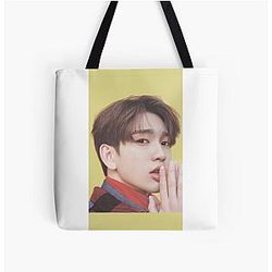 Park Jinyoung Over Print Tote Bag