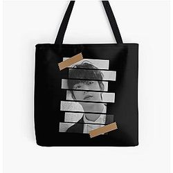 Park Jinyoung GOT7 Jinyoung Monochrome Stripe Design Tote Bag