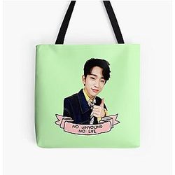 No Jinyoung No Life All Over Print Tote Bag