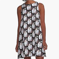 Park Jinyoung GOT7 Jinyoung Korean K-pop Floral Design A-Line Dress