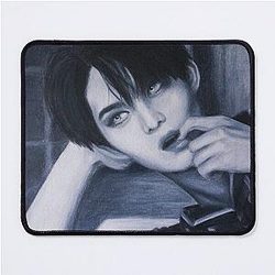 Bae Jinyoung Gray Portrait Mousepad