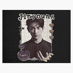 Park Jinyoung Korean Drama Actor Vintage Design Jigsaw Puzzle