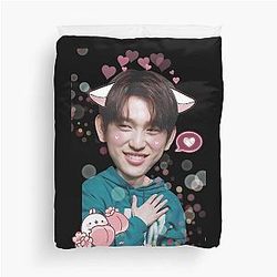 Peach Boy Jinyoung Duvet Cover