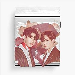 Jinyoung and Jackson Got7 Duvet Cover
