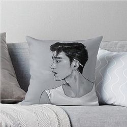Jinyoung Greaser Throw Pillow