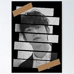 Park Jinyoung GOT 7 Jinyoung Korean Kpop Monochrome Design Poster
