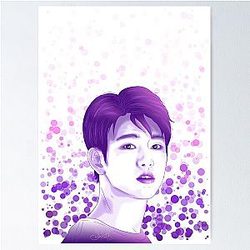 GOT7 Jinyoung Purple Poster