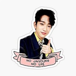 No Jinyoung No Life Sticker