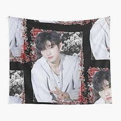 Park Jinyoung Kpop Floral Design Tapestry