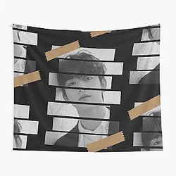 Park Jinyoung Got7 Korean Kpop Monochrome Design Tapestry