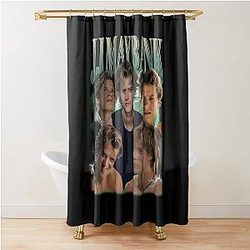 Retro JJ Maybank Vintage 90s Style Shower Curtain