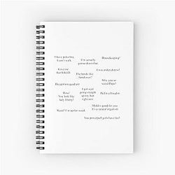 Jenny Maybank Spiral Notebook