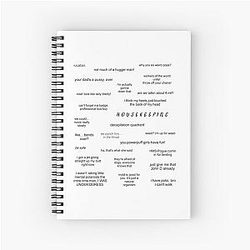 J.J. Maybank Best Quote Spiral Notebook