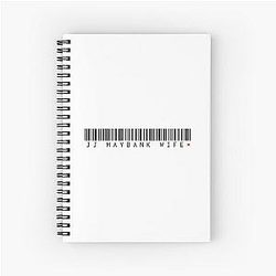 JJ Maybank wife Spiral Notebook