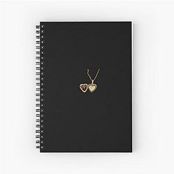 Maybank Heart Lock Spiral Notebook