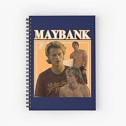 Maybank Retro Design Spiral Notebook