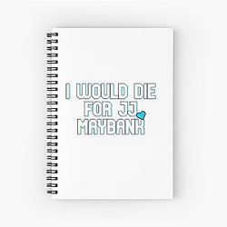 Rudy Pankow JJ Maybank Shirt Spiral Notebook