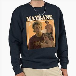 Maybank Retro Design Pullover Sweatshirt