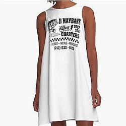 JJ Maybank Deep Sea Charters A-Line Dress