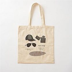JJ Maybank themed sticker pack for OBX fans Cotton Tote Bag