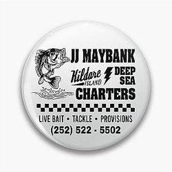 JJ Maybank Deep Sea Charters Pin
