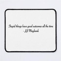 JPMorgan Maybank Quote Mouse Pad