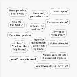 JJ Maybank Quotes Sticker
