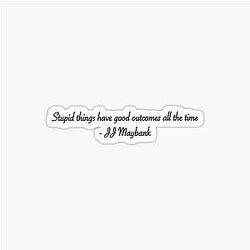 Maybank quote sticker