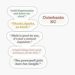 JJ Maybank Quotes Sticker
