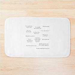 J Maybank Quote Bath Mat