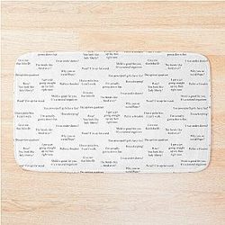 Justin Maybank Quotes Bath Mat