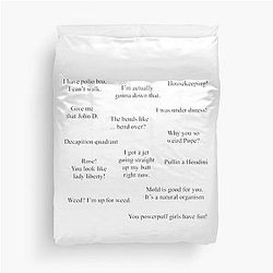 JJ Maybank quotes Duvet Cover