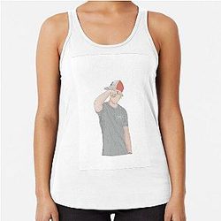 JJ Maybank digital print Racerback Tank