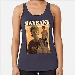 Maybank Retro Design Racerback Tank Top
