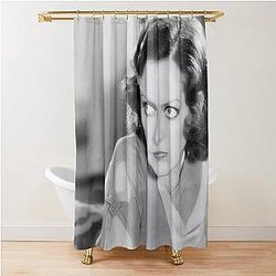 Striking Beauty 1930s Joan Crawford Shower Curtain