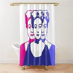 Tri Joan Crawford - Pop Art Shower Curtain