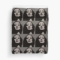 Joan Crawford - Not the Girl Door Duvet Cover