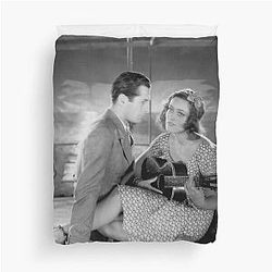 Joan Crawford and Robert Montgomery in Untamed 1929 Duvet Cover