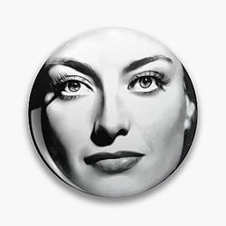 Portrait of Joan Crawford, famous American actress in Hollywood mid-twentieth century