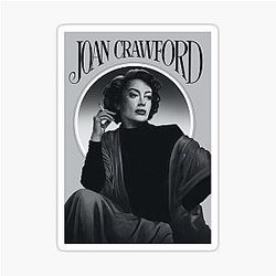 Joan Crawford with the inscription Sticker