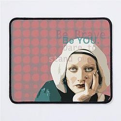 Movie Stars-Young Joan Crawford Portrait Mouse Pad
