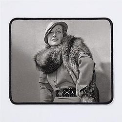 Chic Joan Crawford by George Hurrell Mousepad