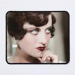 Glamorous 1920s Hollywood Flapper Joan Crawford Mouse Pad