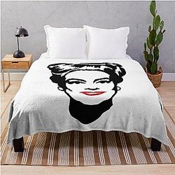 Joan Crawford Pop Art Throw Blanket