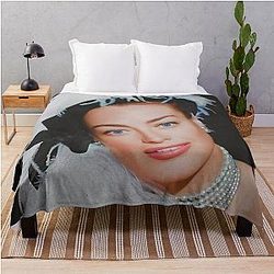 Exquisite Joan Crawford Throw Blanket