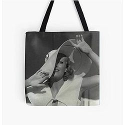 Joan Crawford strikes a pose Over Print Tote Bag