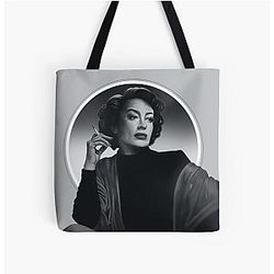 Joan Crawford All Over Print Tote Bag