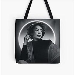 Joan Crawford All Over Print Tote Bag