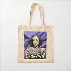 Joan Crawford Cotton Tote Bag