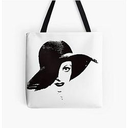 Joan Crawford Hat Tote Bag